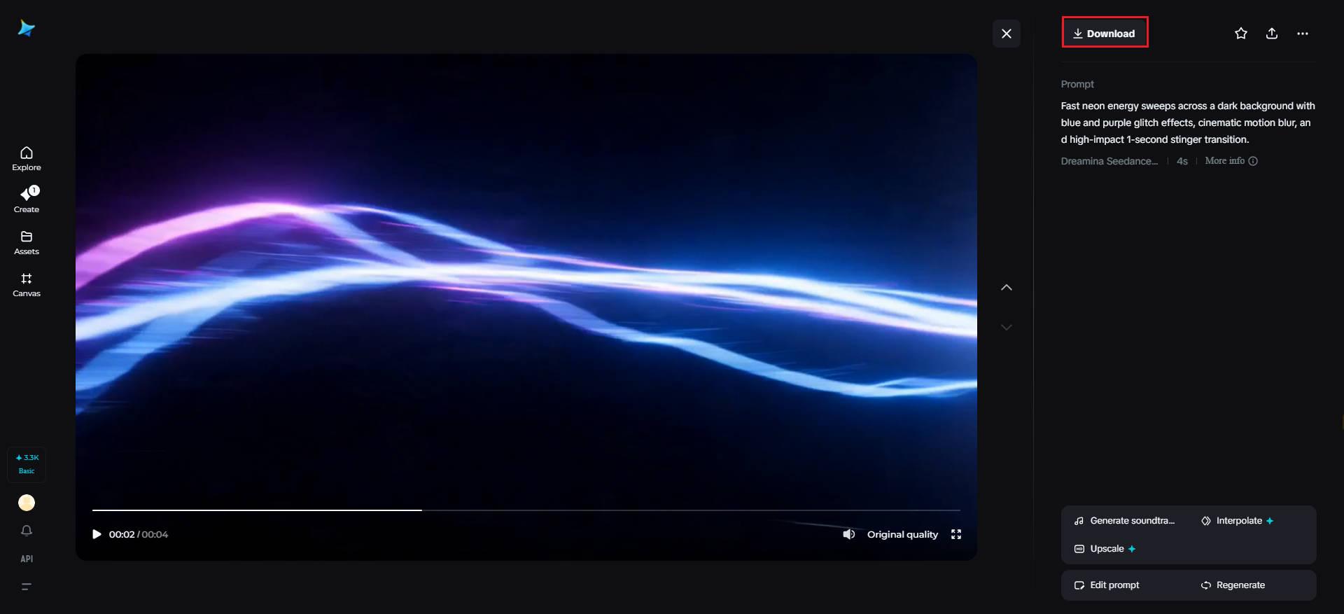 Laden Sie Ihr Übergangsvideo herunter
