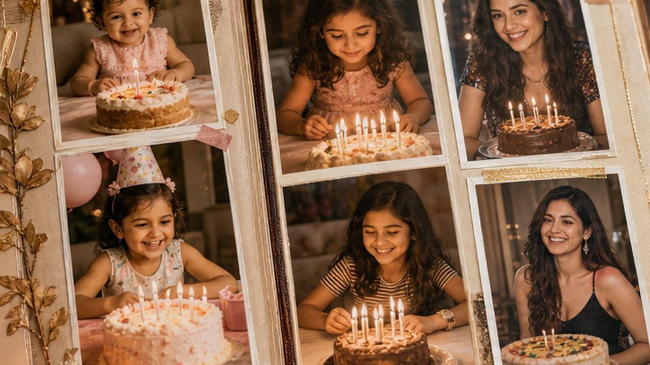 Birthday Photo Album Maker prompt result 1