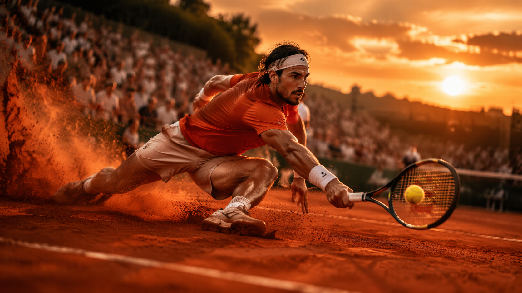 Dreamina Tennis AI fordert Prompt Beispiel 4: Neon Night Tennis Match