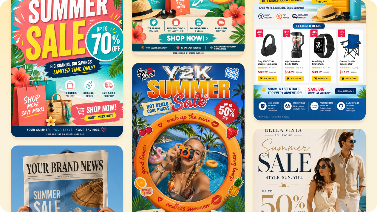 Explore dozens of poster ideas with an AI Agent