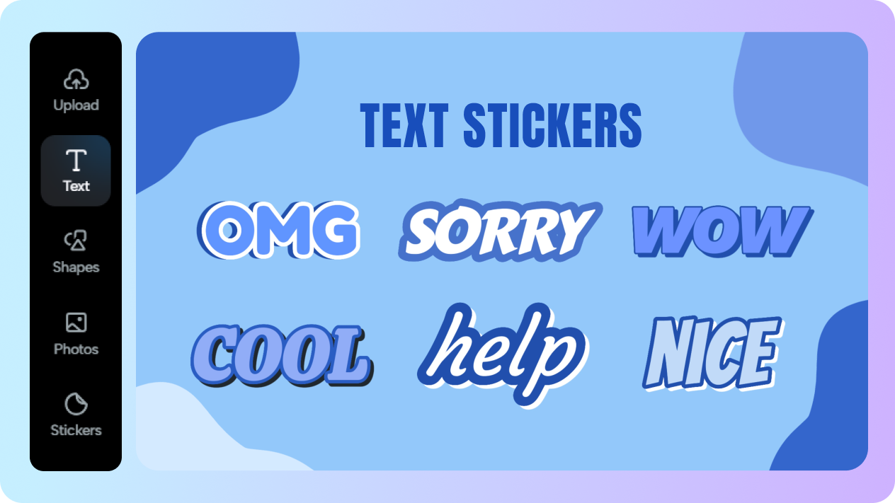 Bisa juga untuk stiker kutipan dan teks