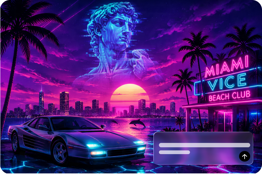Create retro artwork in minutes