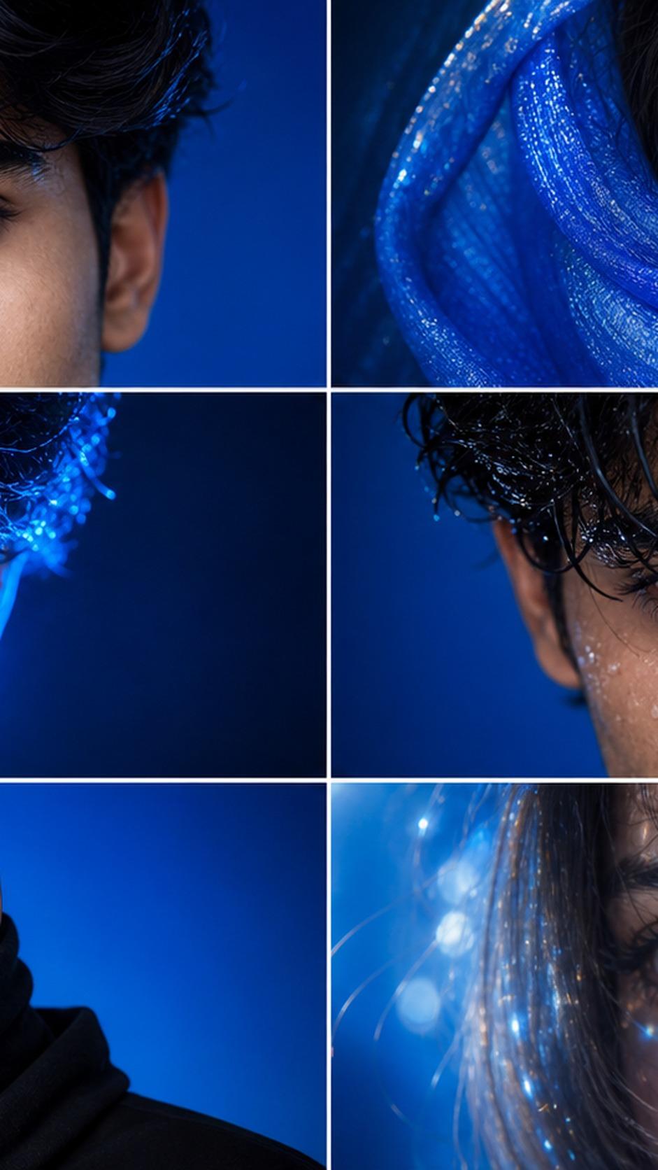 Pengeditan Foto Latar Belakang Biru Prompts Mobile Hero