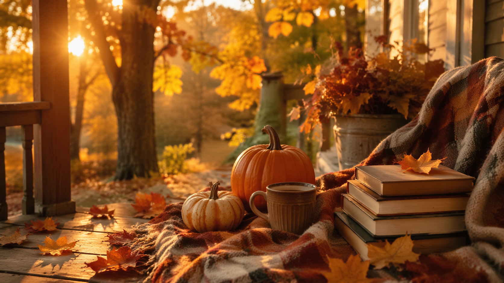 Dreamina autumn photo filter prompt example 3: Pumpkin Market Mood