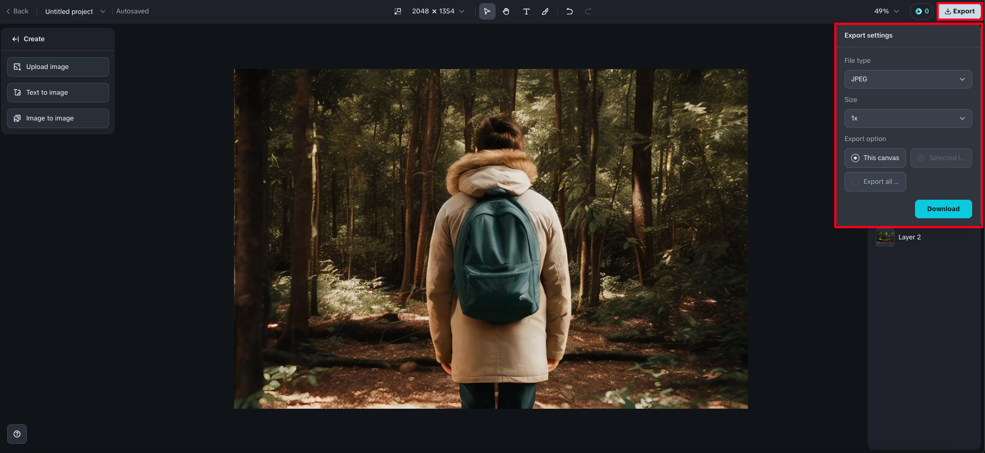 Add 2 pictures together online with AI