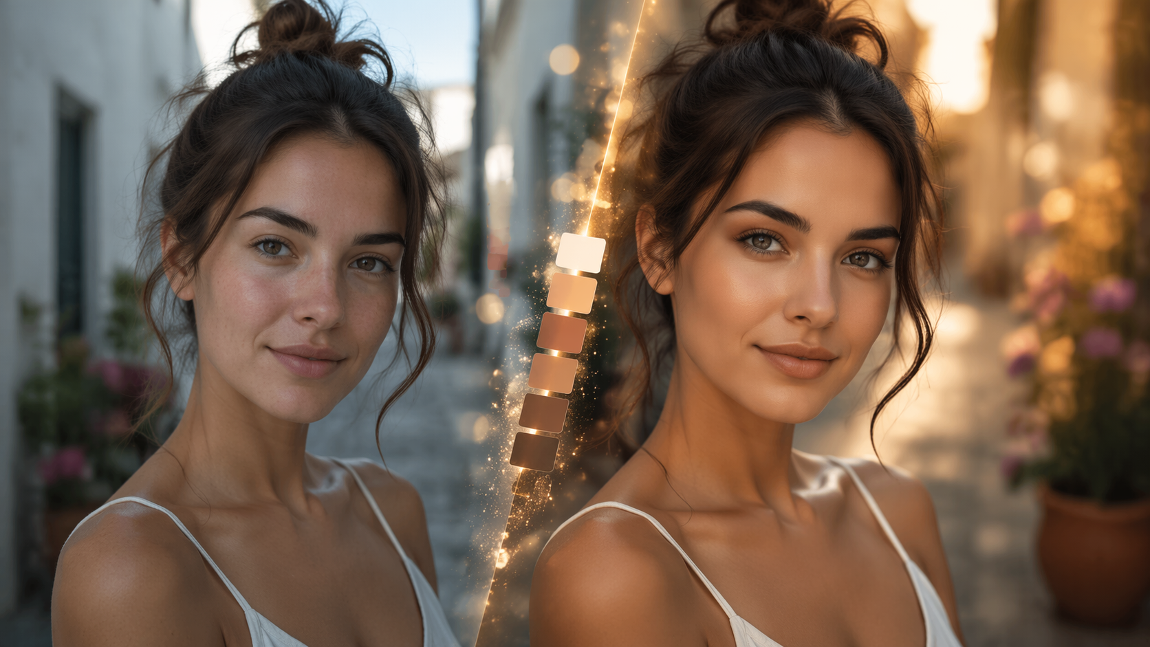 Ví dụ nhanh về trình chỉnh sửa ảnh Dreamina Hypic 1: Cinematic Portrait Edit