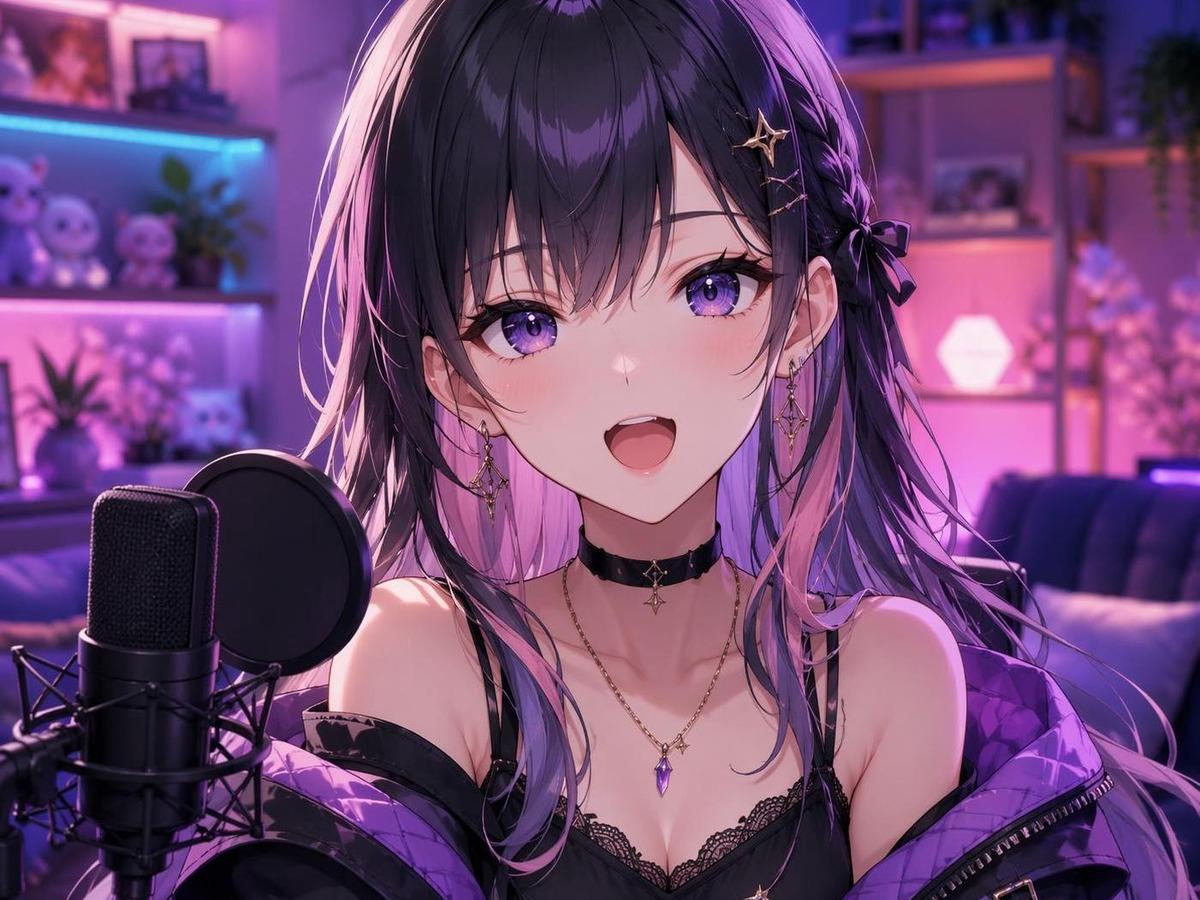 VTuber lip sync AI prompt cover 1 in 4:3
