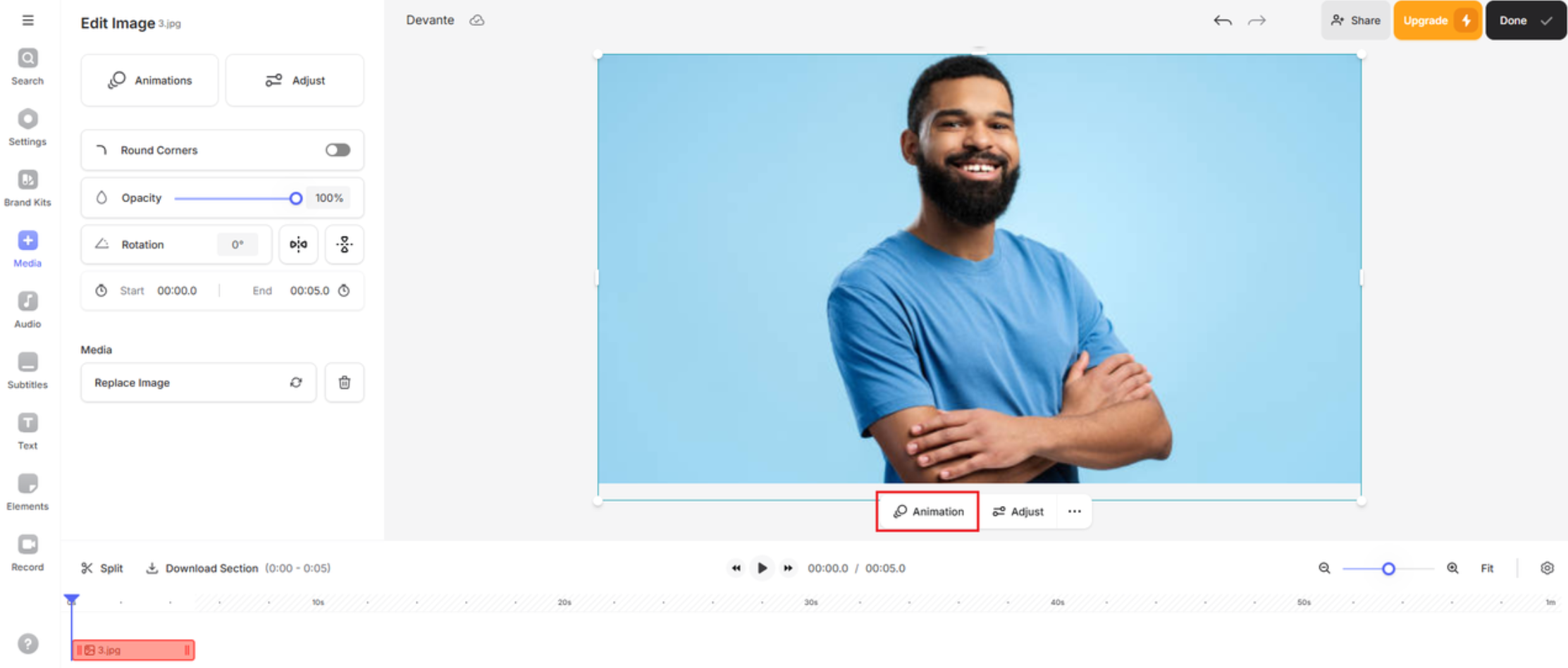 convert JPEGs to MP4