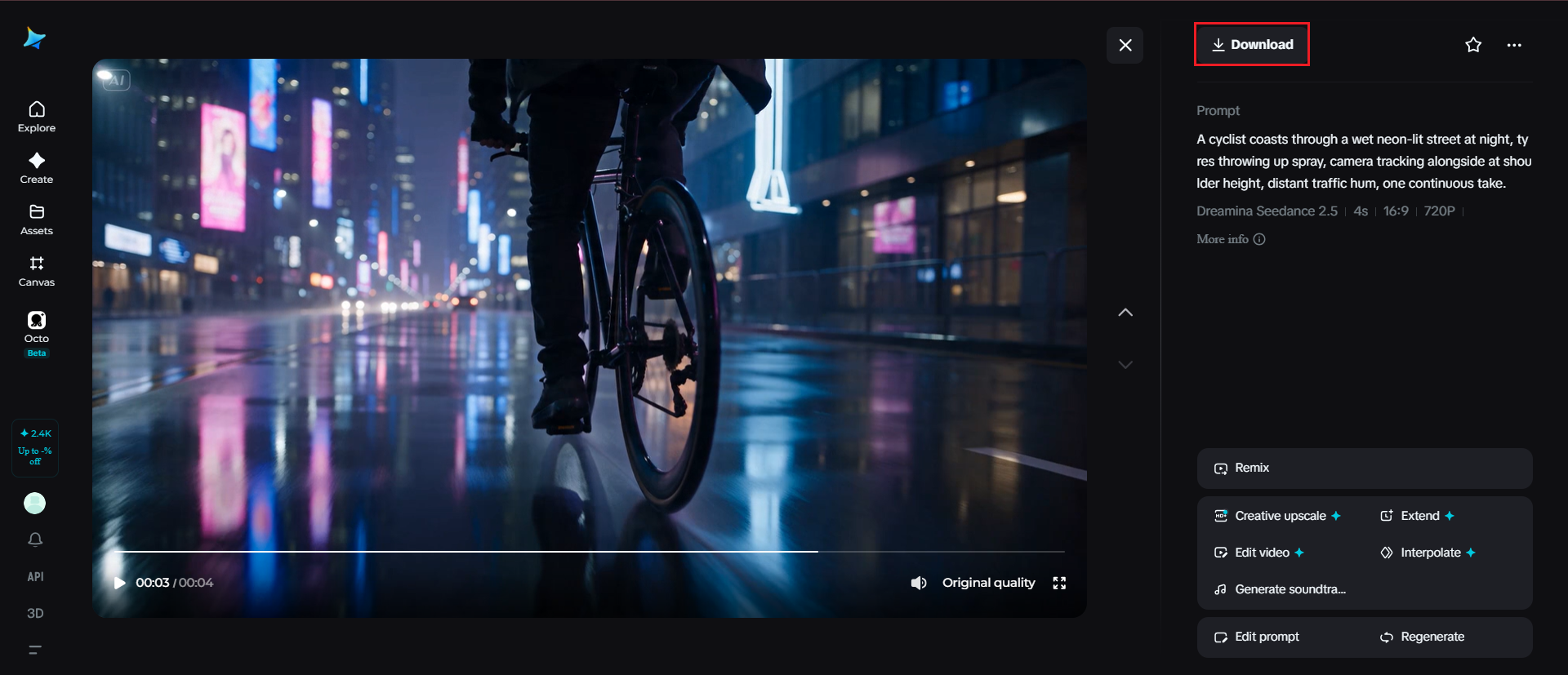 Vorschau und Download Ihres Videos