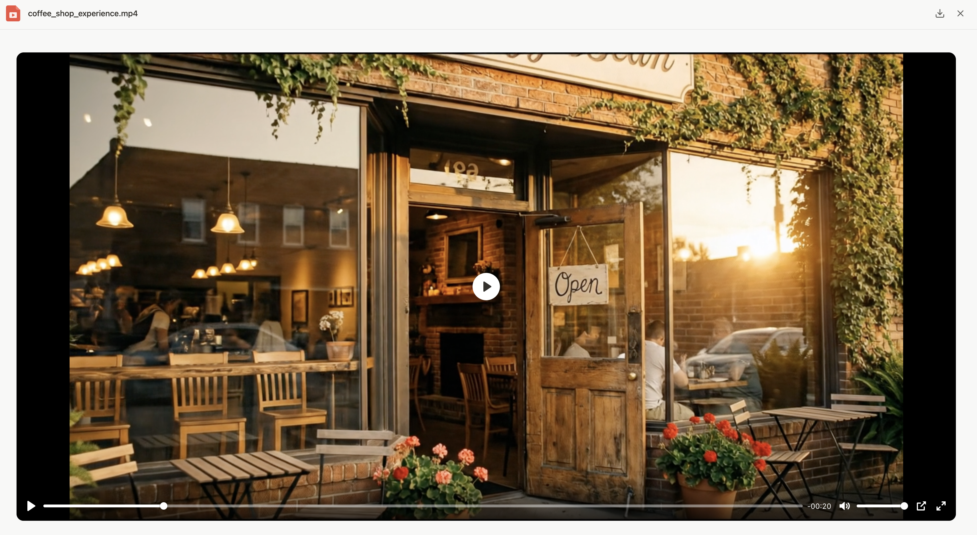 Export your AI-generated video