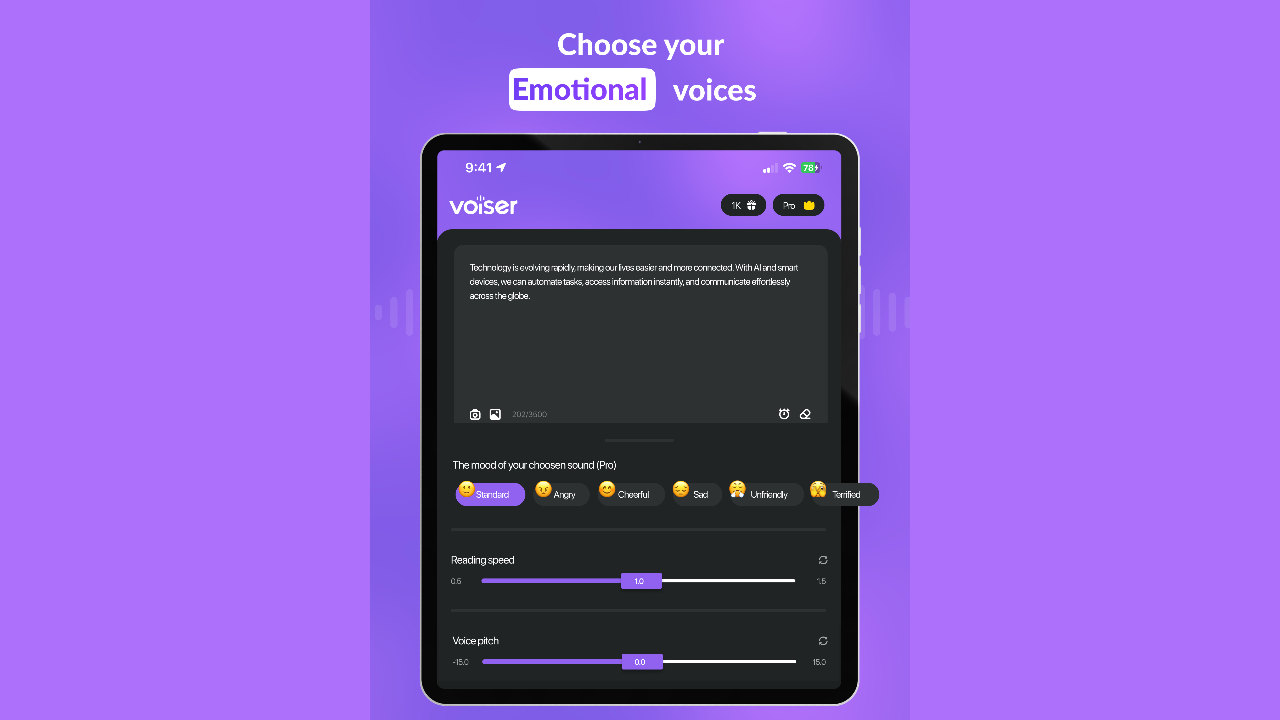 Додаток Voiser AI Voice