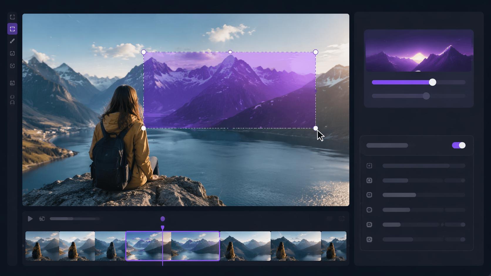 Edit Selected Area in Video With AI example 1