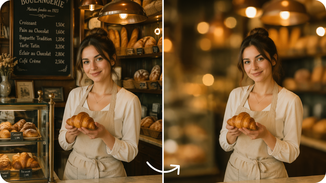 Apply blur effects to photos with image-to-image