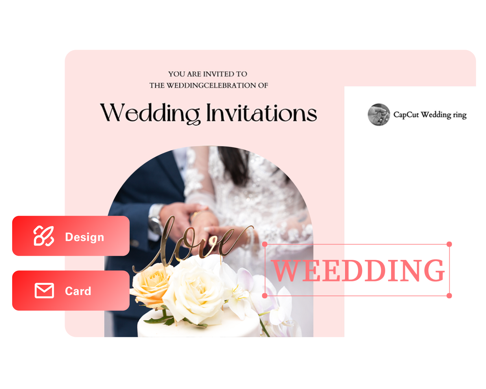 Kit de convite de casamento
