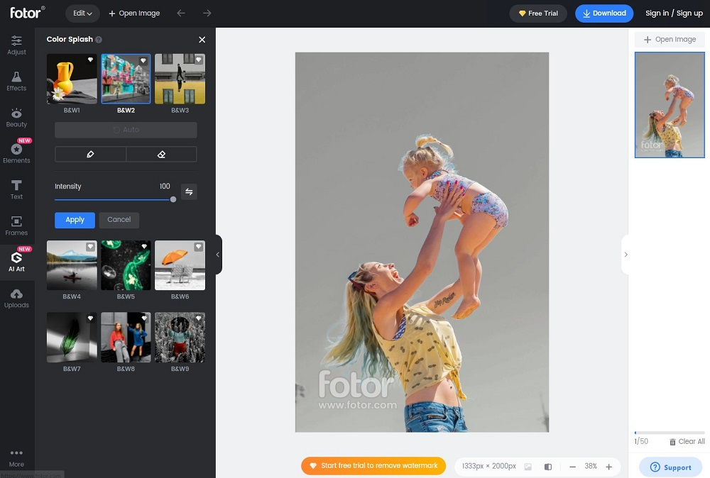Créateur de photos de profil Fotor