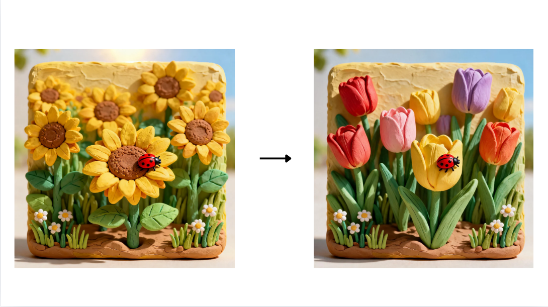 Interactive editing feature in Dreamina