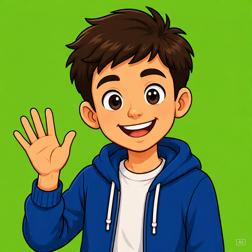 All About Me title slide avatar generated by Pippit