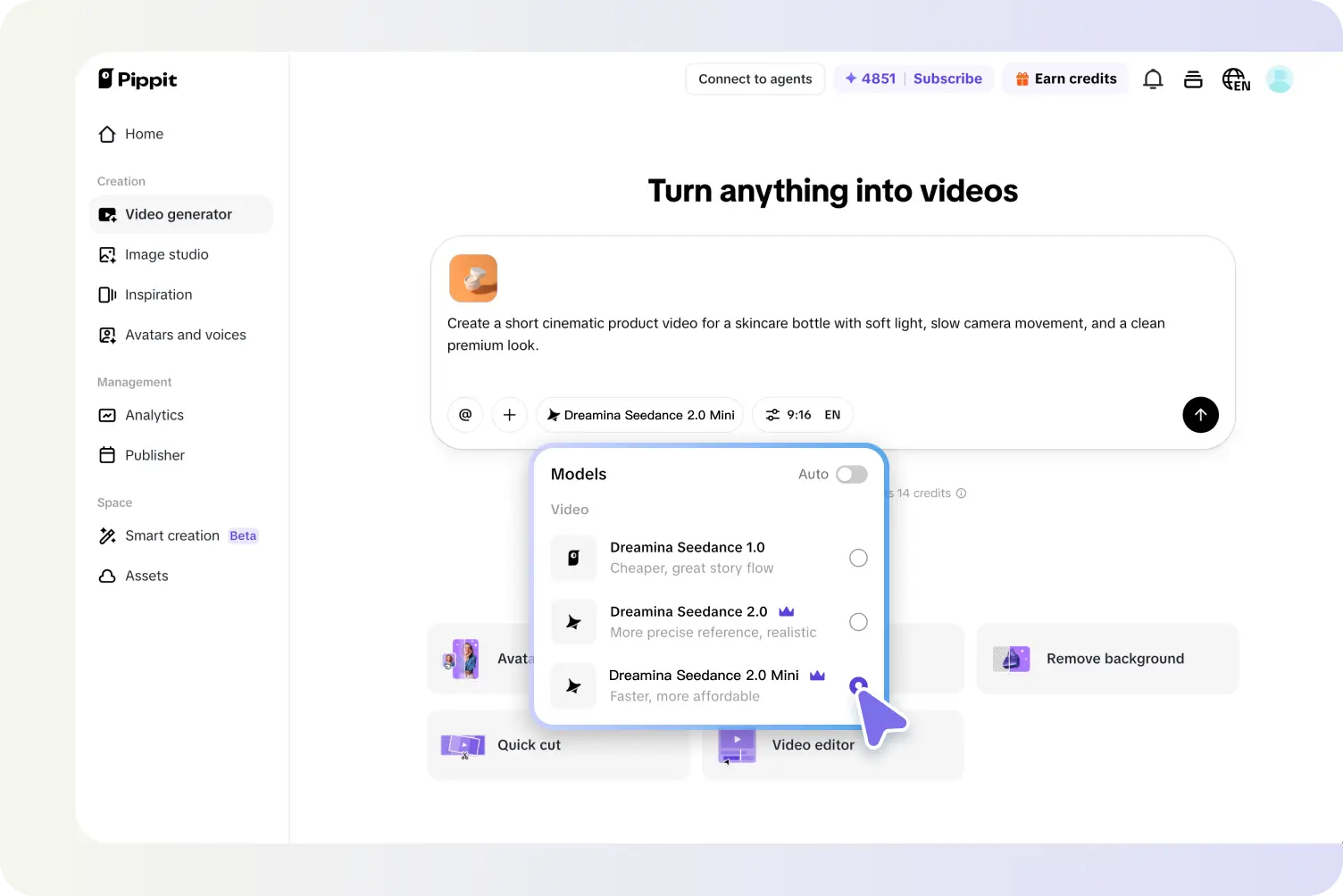 Edit, export, and publish
