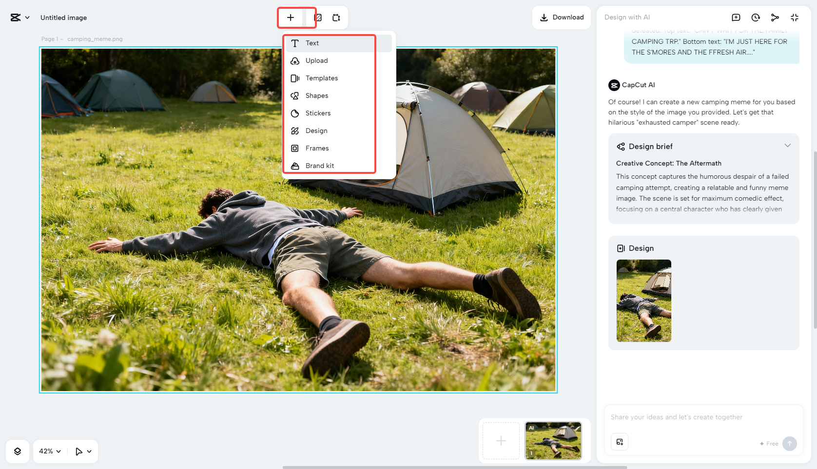 7 Cele mai bune meme de camping pentru râs - Creați-vă unul unic