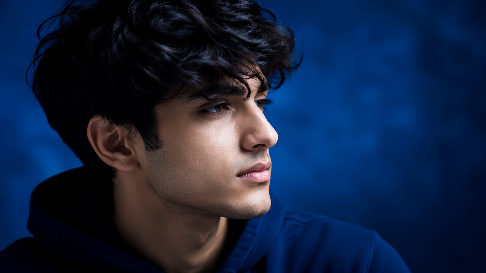 Dreamina Blue Close-Up Portrait DP Prompts hero example 2