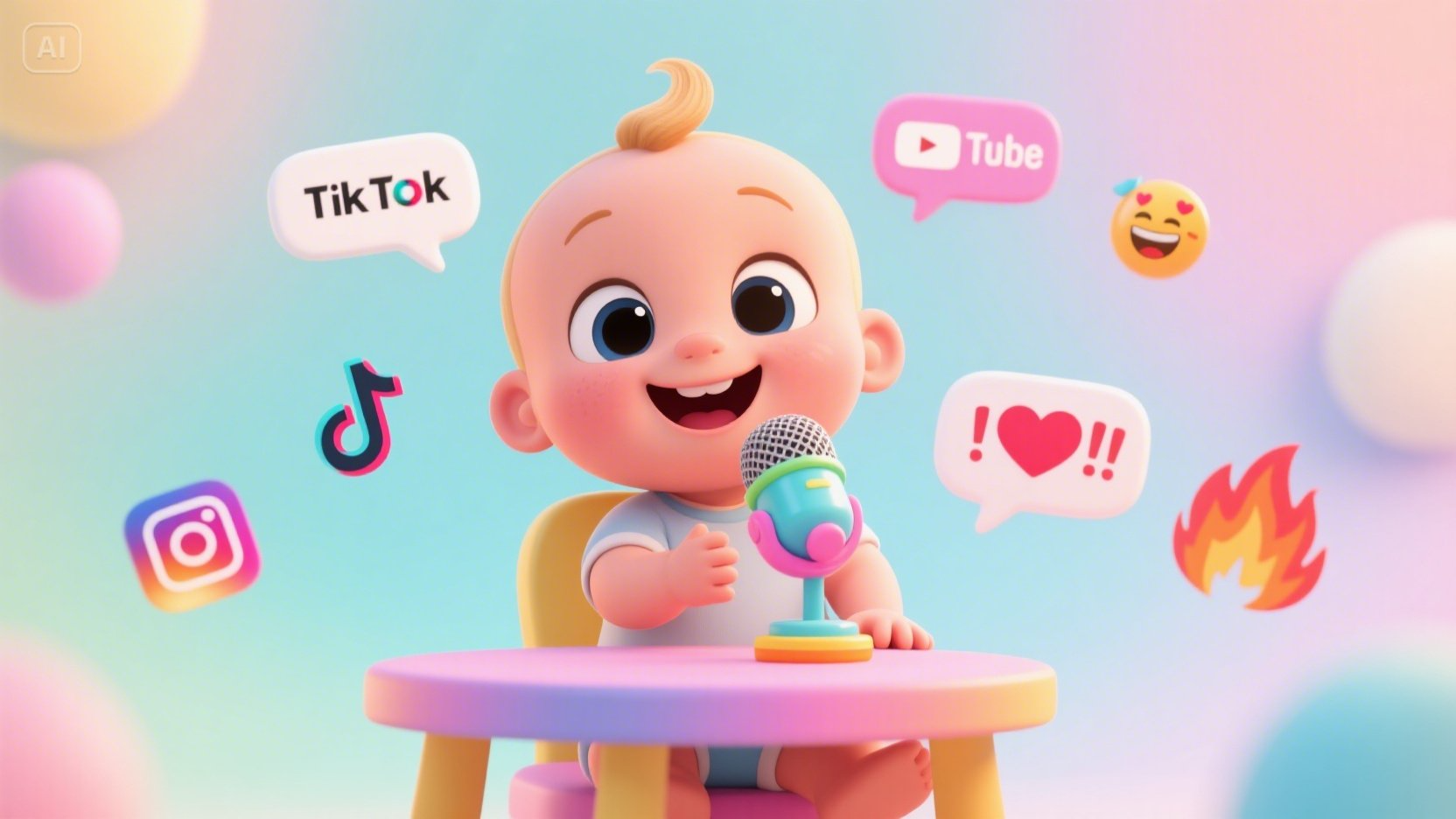 Miért hódítanak a baba beszéd videók a közösségi médiában?