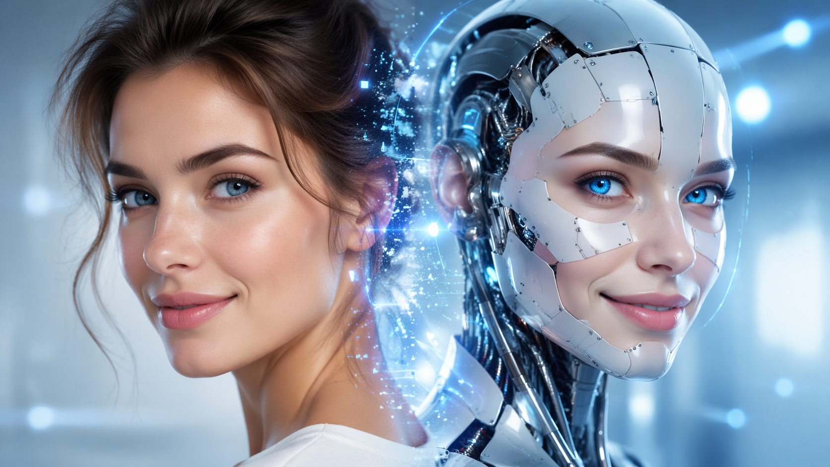 Dreamina robot faccia filtro eroe immagine
