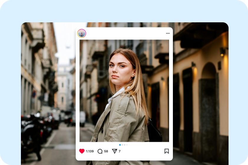 Quick social media content creation