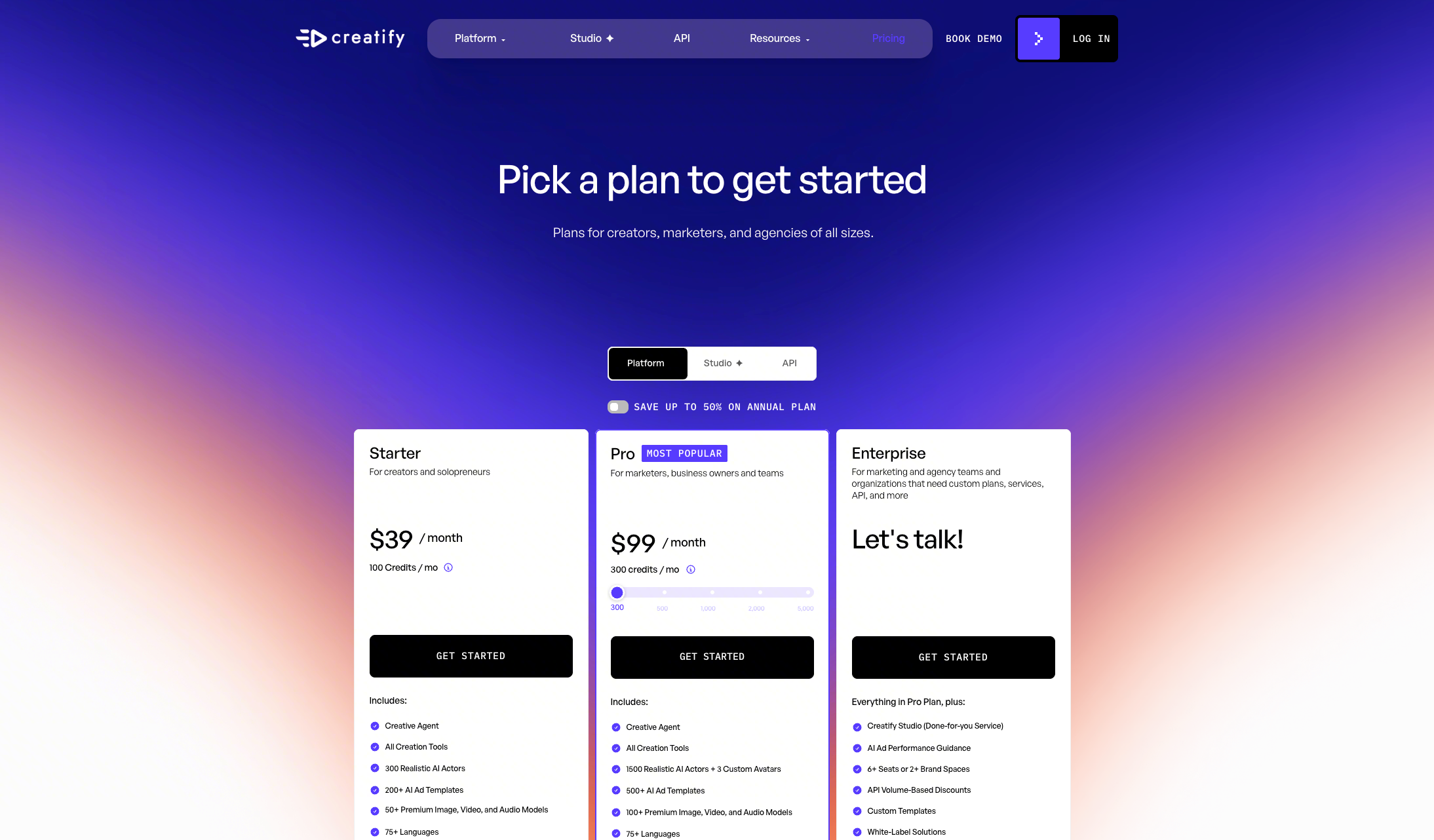 5. Creatify: terbaik untuk URL produk dan draf bergaya UGC