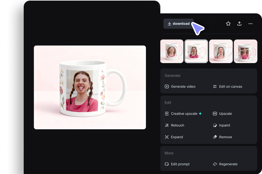 unduh desain mug foto kustom