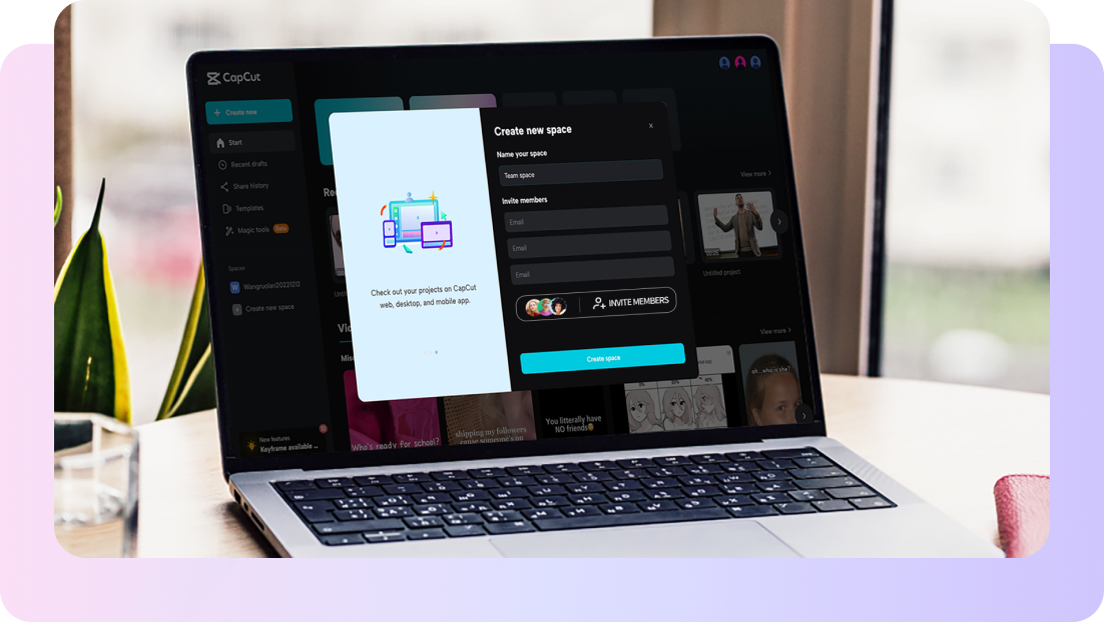 Collaborate with your team for keyframe animation editing