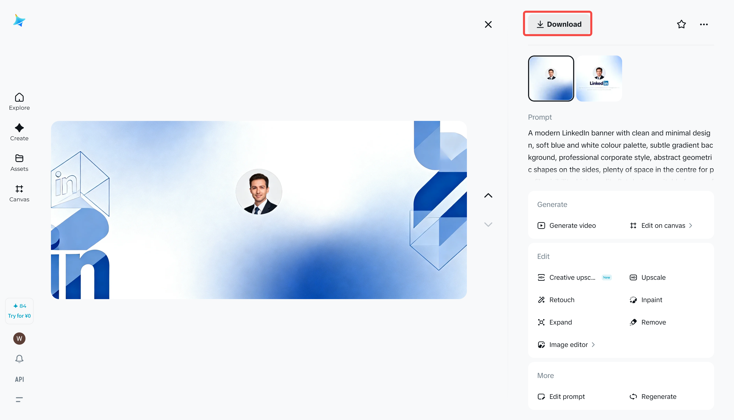 Laden Sie den kostenlosen LinkedIn-Bannermacher kostenlos herunter