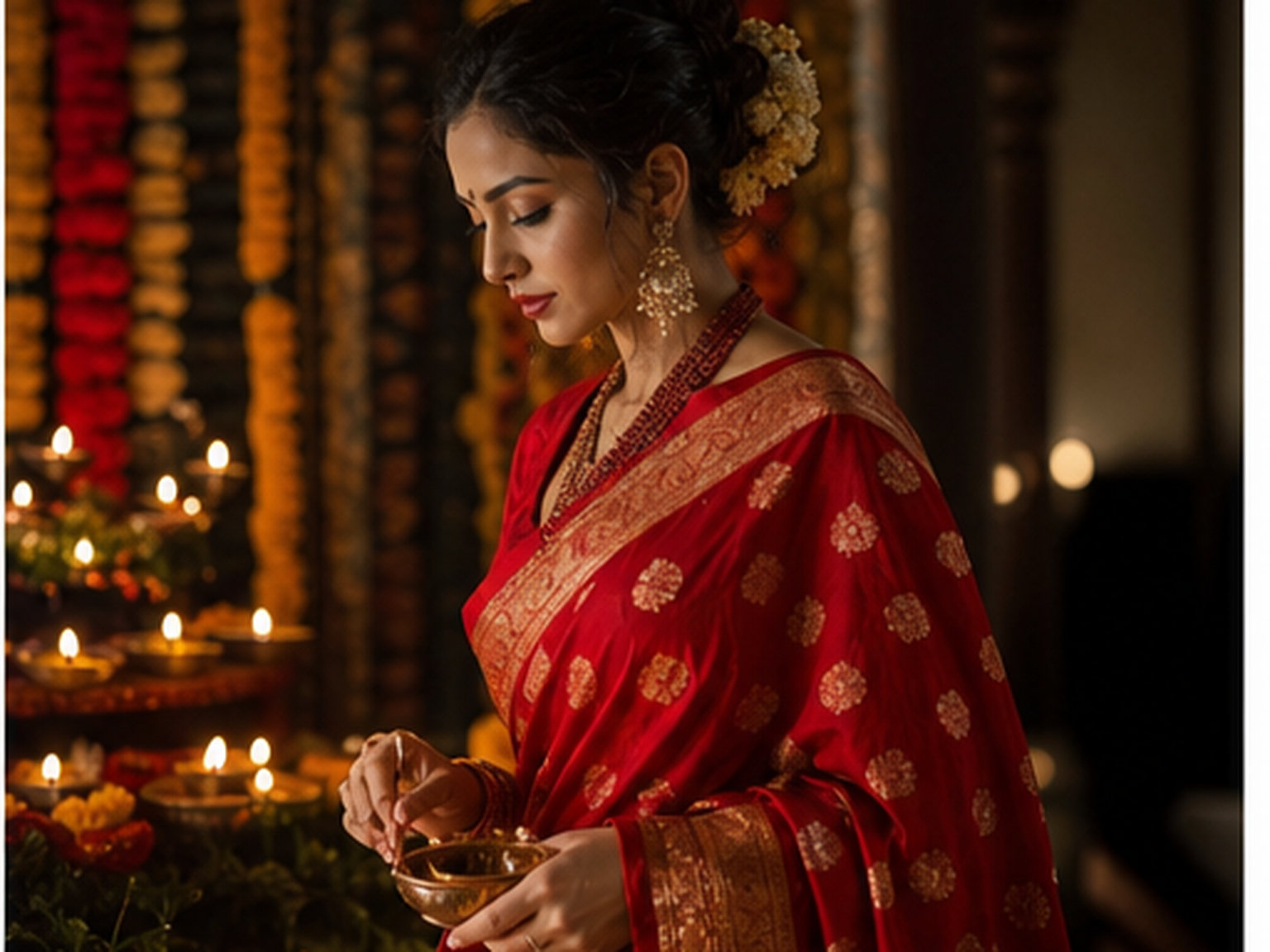 Modern studio saree