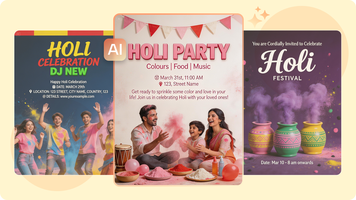 Holi Nodig kaartideeën uit: unieke ontwerpen voor vrienden en familie