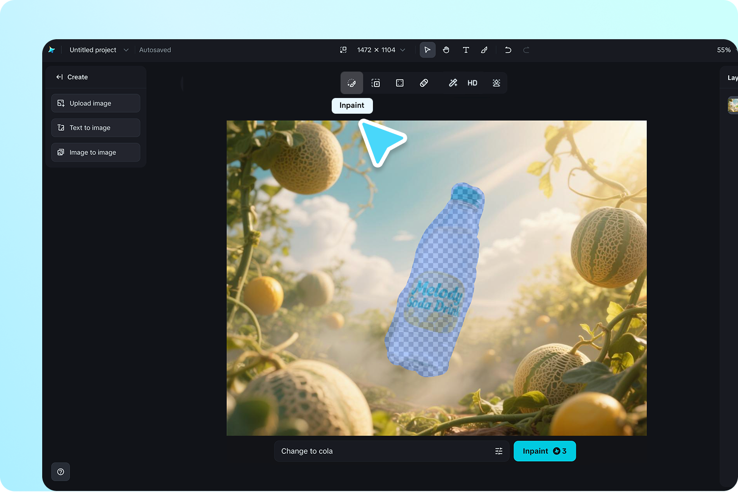 ai inpaint gambar