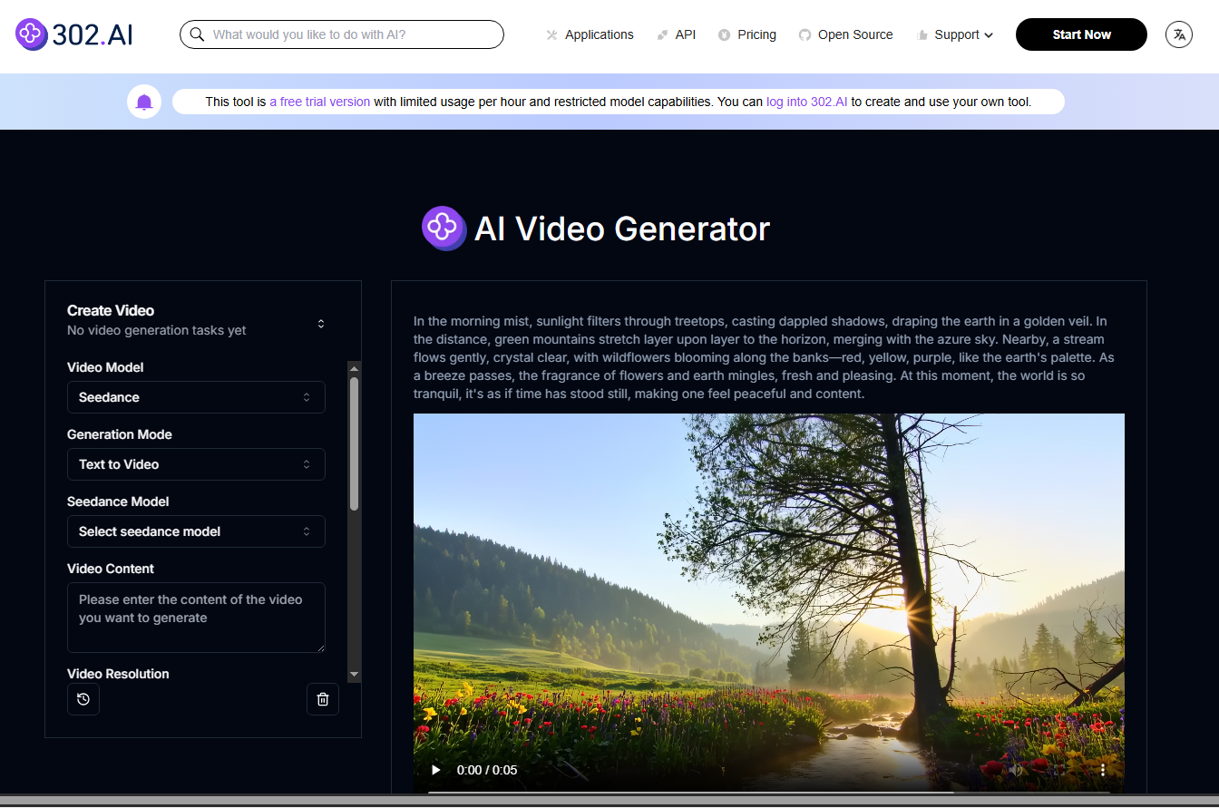 302 Pembuat Video AI