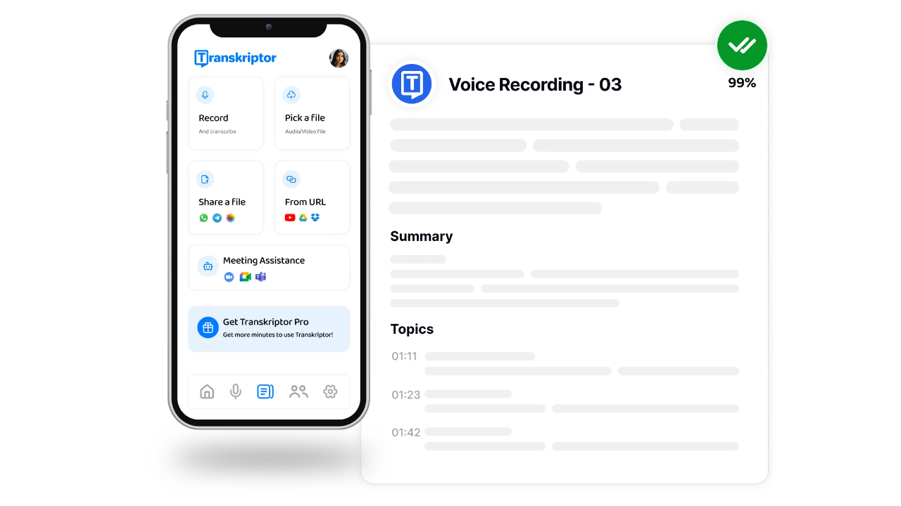 Transkriptor App