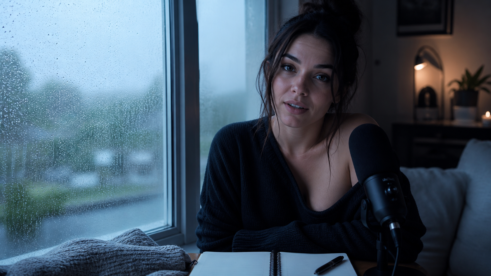 Rainy window confession