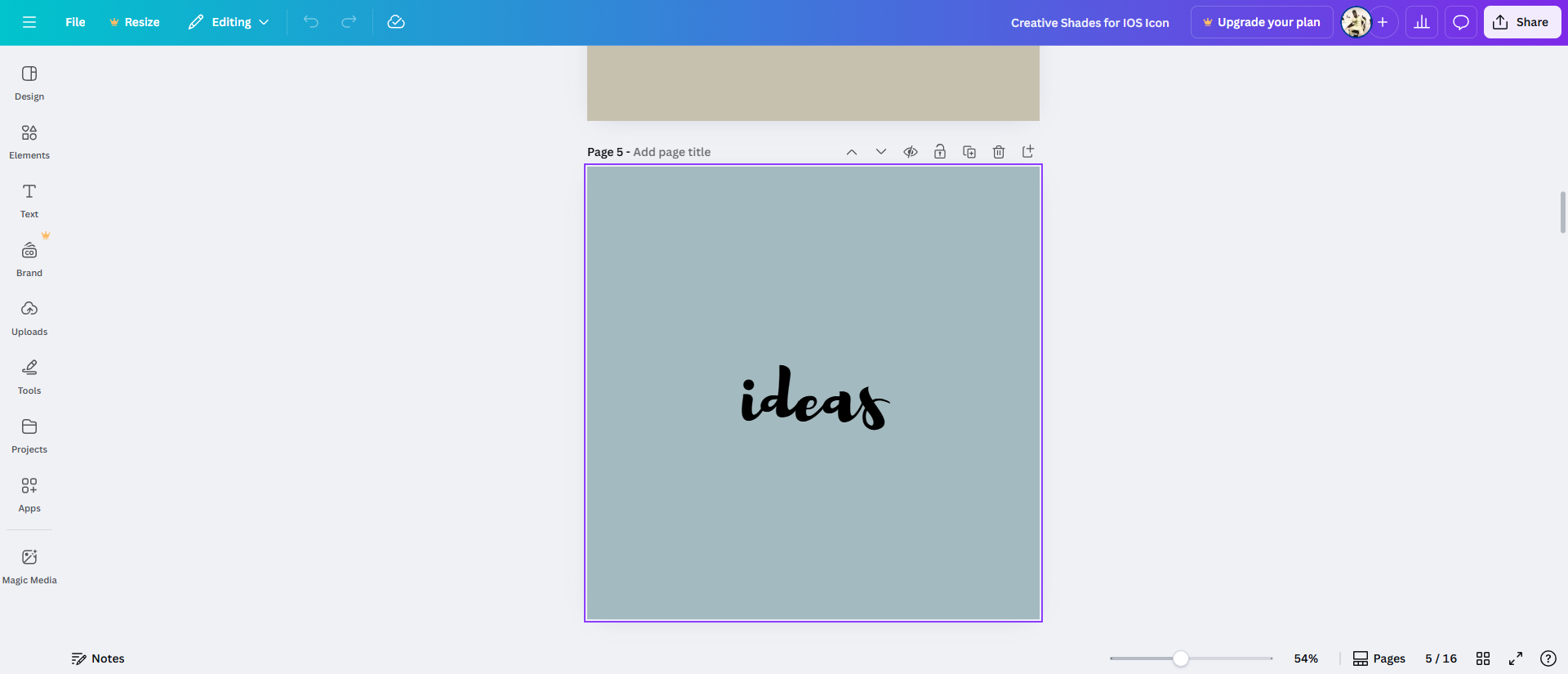 App-Symbol mit Canva