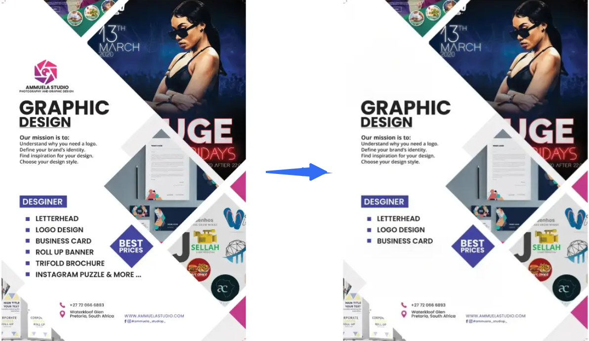 Más funciones para un diseño gráfico eficiente: edición interactiva
