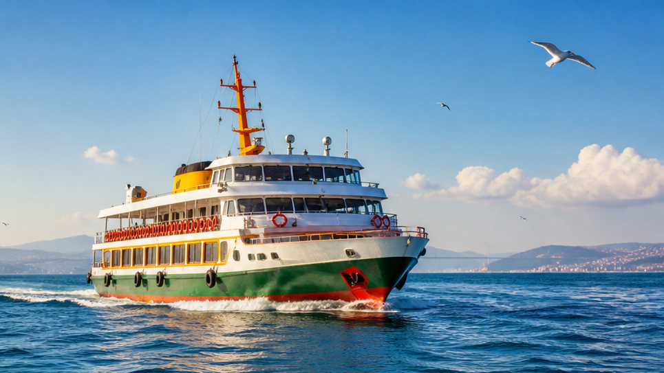 Niedliches Schiff Reise Video Held Bild