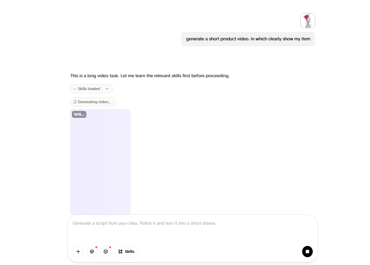 Pippt allow you convert your idea with just a simple text prompt