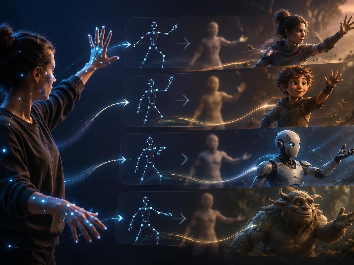 gesture transfer AI prompt cover 3 in 4:3