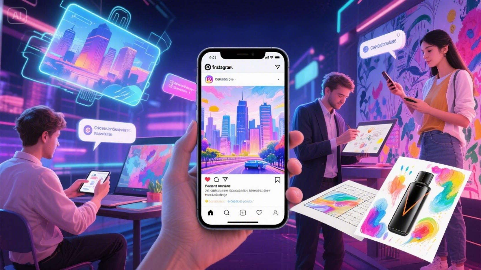 Aplikasi pembuat foto AI gratis