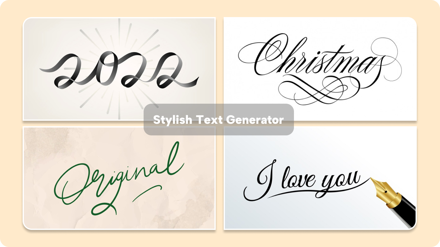 stylish writing generator