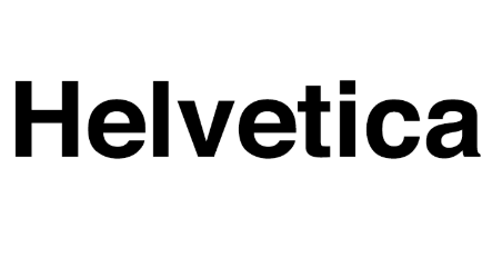 Font Helvetica