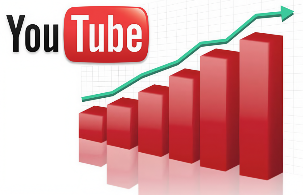 Croissance des chaînes YouTube
