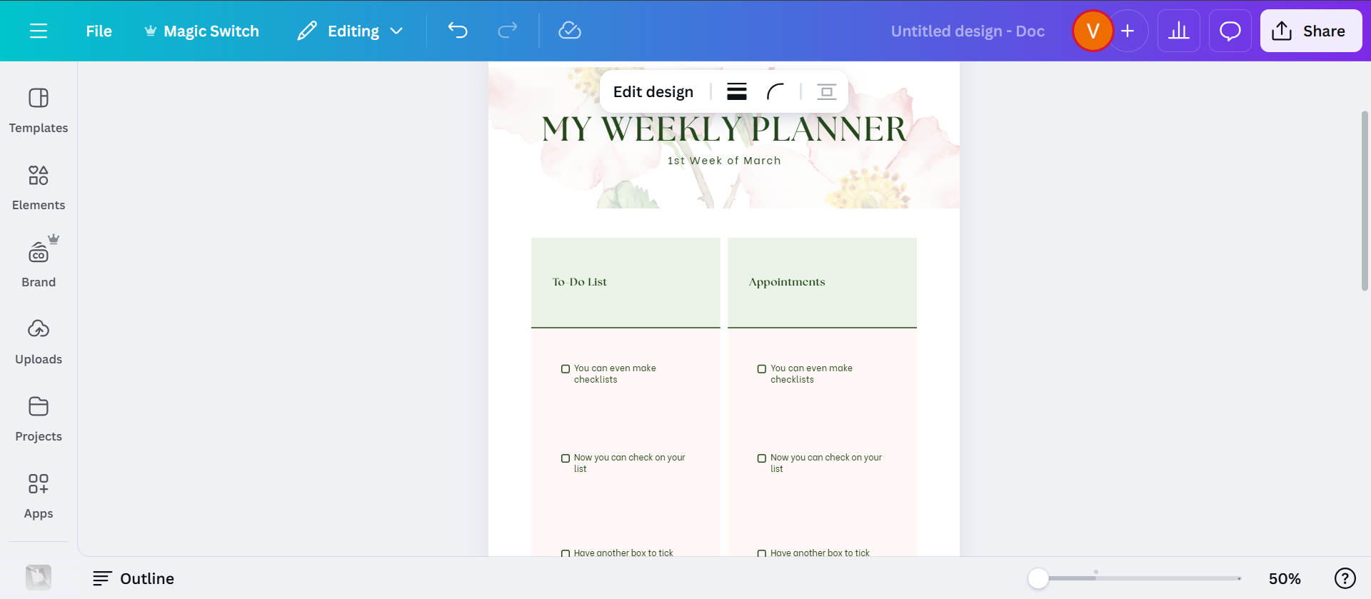 Online to do list maker