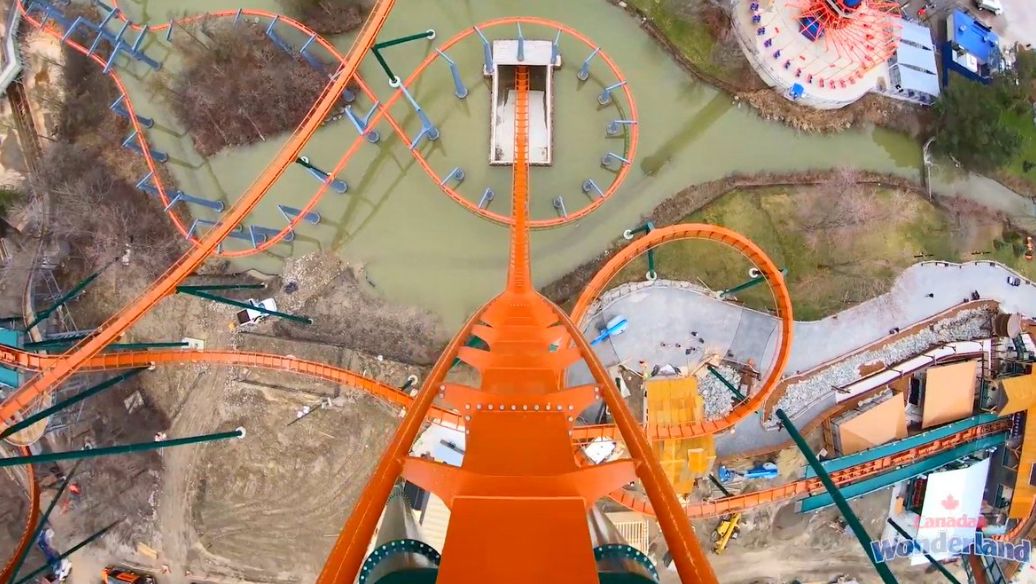 POV tallest roller coaster videos