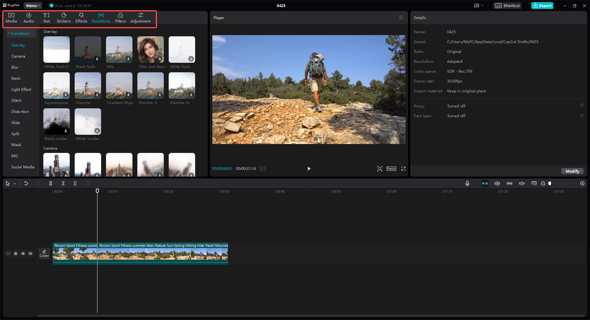 Edit your video
