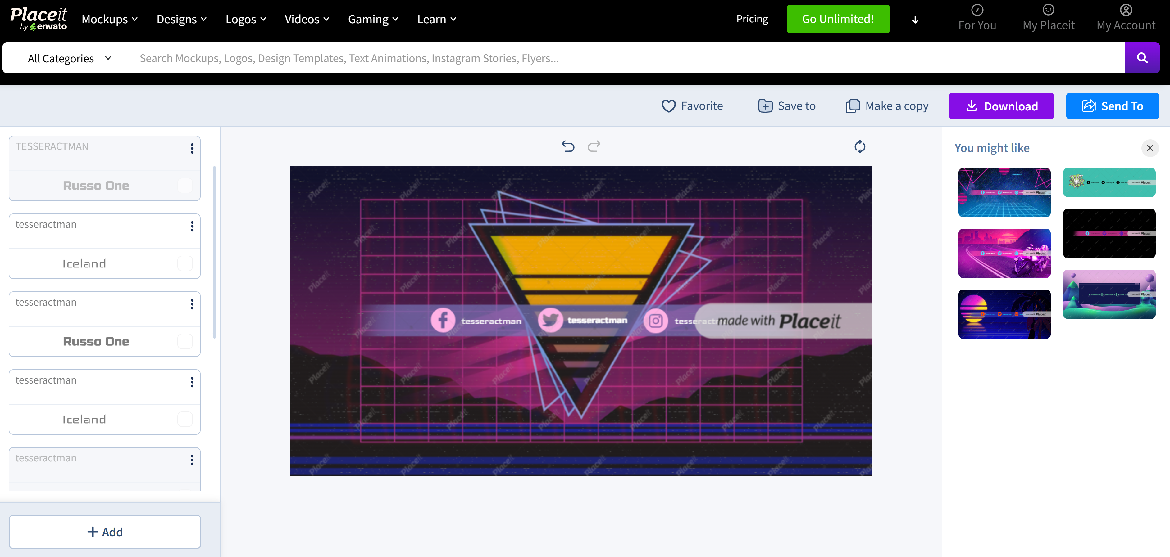 Diseño de banner de Twitch